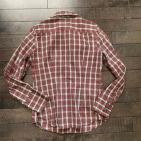 Club Monaco Plaid Button Down Top - Picture 2 of 2